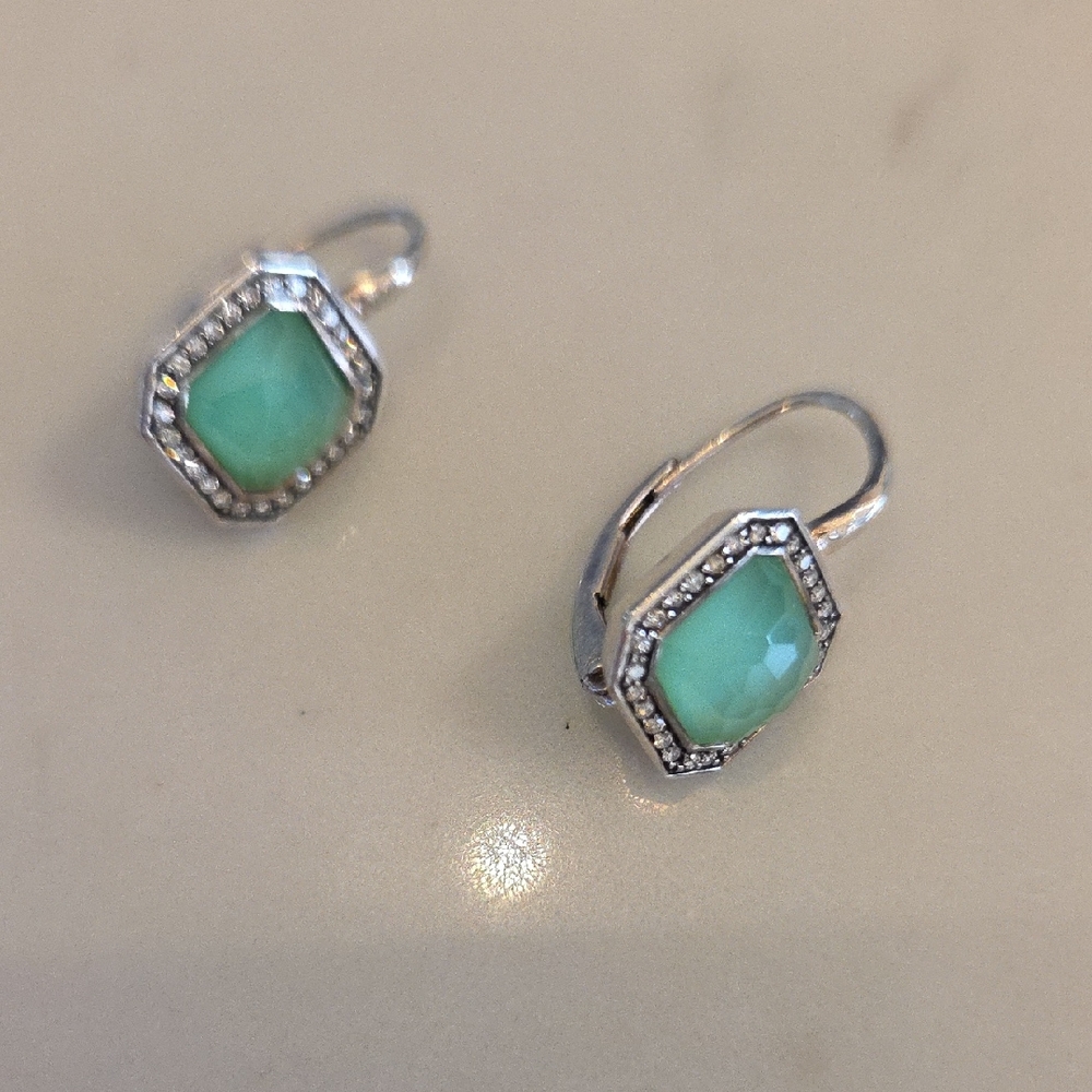 Ippolita,authentic earrings with diamonds